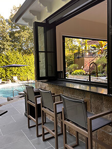 Cabana side window