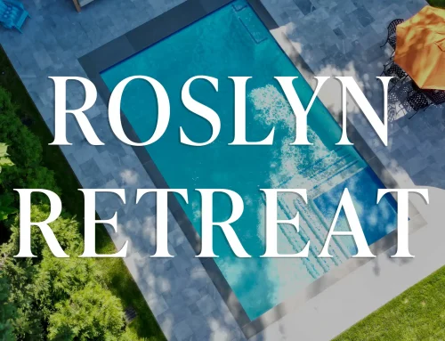A Backyard Retreat in Flower Hill: Custom Pool & Cabana in Roslyn, NY