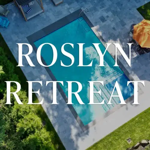 A Backyard Retreat in Flower Hill: Custom Pool & Cabana in Roslyn, NY