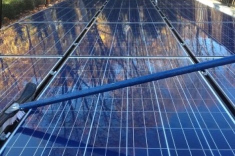 A large solar panel array installed outdoors in Long Island for sustainable energy generation. Long Island solar panel array for renewable energy solutions.